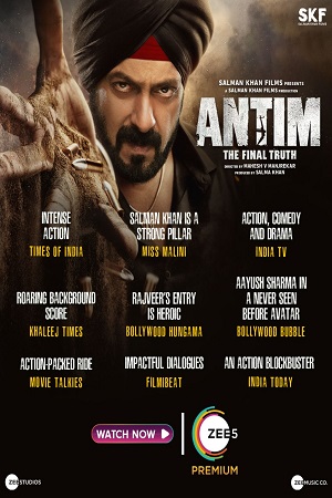 Antim (2021) Zee5 Hindi Movie