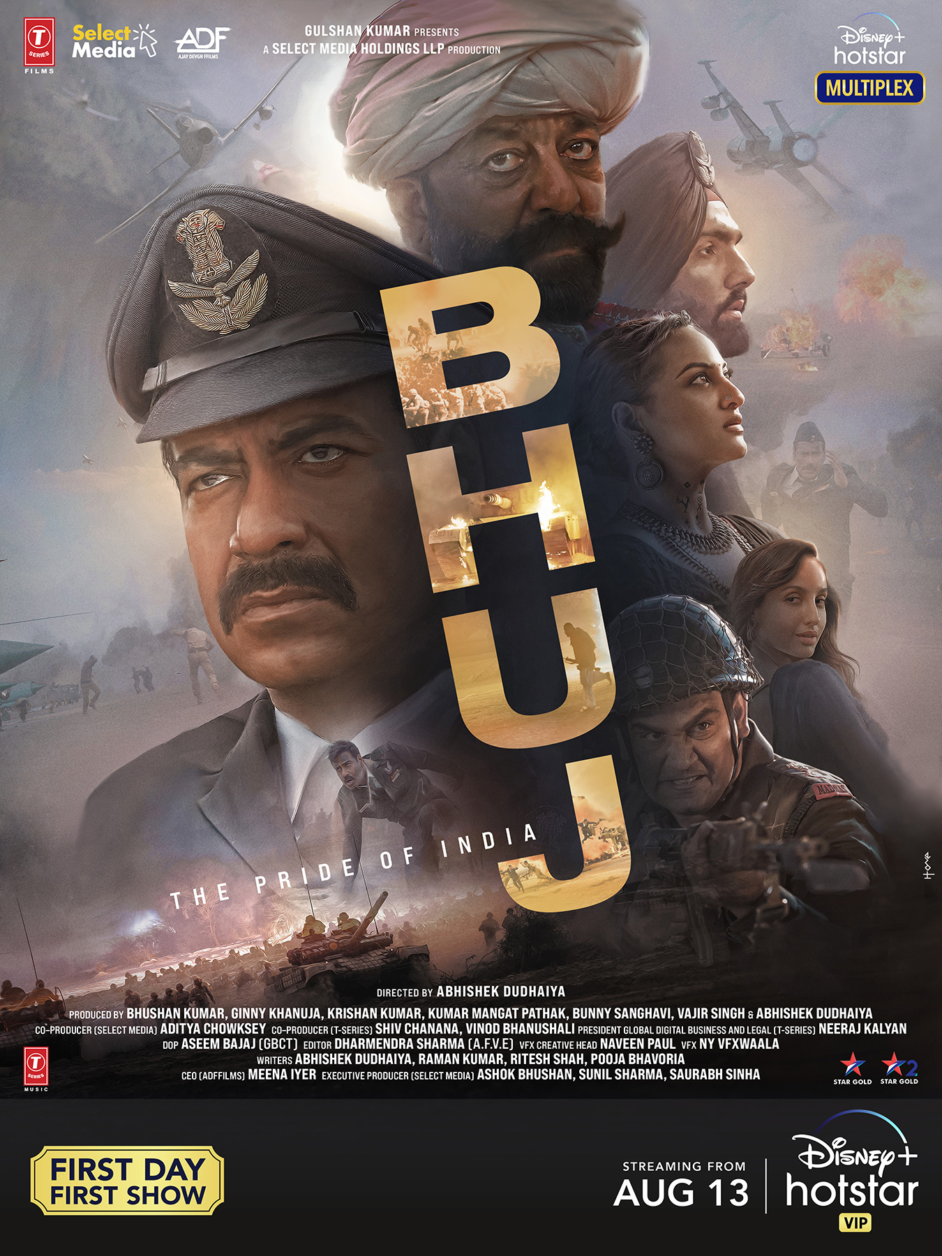 Bhuj: The Pride Of India - Official Trailer | Ajay D. Sonakshi S. Sanjay D. Ammy V.Nora F